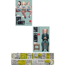 Gerekli Şeyler Yayıncılık Spy x Family 13-14. Ciltler Manga Seti (Manga Ayracı ve Özel Cetvel Hediyeli)