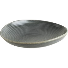 Bonna Porselen Bonna Hornfels Ripple Çukur Tabak 26 cm 1000 cc 2 li