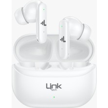 LinkTech S160 Anc Kablosuz Bluetooth Kulaklık (White)