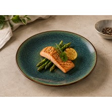 Bonnami Bonna Mar Gourmet Düz Tabak 27 cm Premium Porselen Ana Yemek Servis ve Sunum Tabağı