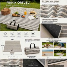 Campesnt Piknik Örtüsü 140 x 140 Su Geçirmez Taban Çantalı Değerlendirmeleri
