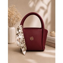 Zeydila Bordo Elegance Omuz ve El Çantası