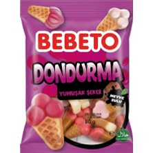 Bebeto Dondurma Yumuşak Şeker Jelibon 80 G  3 Adet
