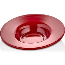 Formel Soft Thermo Melamin 11 cm Kırmızı Çay Tabağı Kırılmaz 12 Li