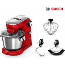 Bosch MUM9A66R00 Serie 8 Optimum Mutfak Makinesi 1600 Watt 5.5 L Çelik Karıştırma Kabı Hamur Kancası Çırpıcı Seti