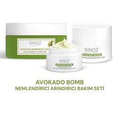 Sinoz Avokado Bomb Nemlendirici Arındırıcı 3’lü Bakım Seti