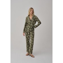 Pierre Cardin Biyeli Baskılı Kadın Pijama Takımı - LX.25224