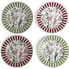 LuckyArt Madeline Bone 27 cm 4’lü Servis Tabak Seti