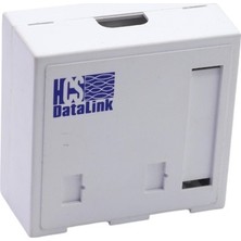 HCS Officebox Çift Portlu Sıva Üstü Boş Priz Kutusu (5 Adet)
