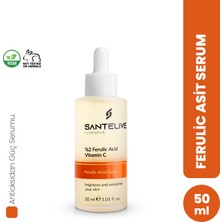 Santelive Ferulik Asit C Vitamini Aydınlatıcı Serum Niasinamid Leke Karşıtı Ton Eşitleyici 50 ml