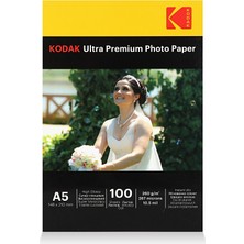 Kodak Parlak Inkjet Fotoğraf Kağıdı 260 Gram 15 x 21 cm Premium Kalite ve Hızlı Kuruma Özelliği