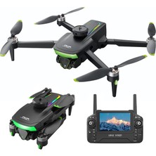 Qifit Fırçasız Motorlu Katlanabilir Kamera Drone 480P Çift Kamera, Wifi Fpv, 360° Engel Algılama, 2 Batarya