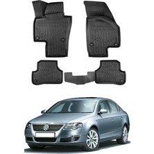 Ko Kaliteoto Volkswagen Passat B6 2005 Uyumlu Model Araca Özel Siyah Paspas Takım