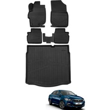 Ko Kaliteoto Peugeot 301 2017 Model 4d Bagaj Havuzu+Paspas Seti Prox Serisi