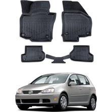 Ko Kaliteoto Volkswagen Golf 5 2007 Uyumlu Model Araca Özel Siyah Paspas Takım