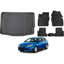 Ko Kaliteoto Ford Focus 3 Hatchback 2016 Model 4d Bagaj Havuzu+Paspas Seti Eva Serisi