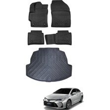 Ko Kaliteoto Toyota Corolla 2022 Model 4d Bagaj Havuzu+Paspas Seti Prox Serisi