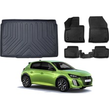 Ko Kaliteoto Peugeot 208 Elektrikli 2026 Model 4d Bagaj Havuzu+Paspas Seti Eva Serisi
