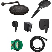 Hansgrohe Talis E Ankastre Duş Sistemi -Siyah