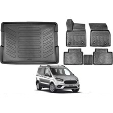 Ko Kaliteoto Ford Tourneo Courier 2023 Model 4d Bagaj Havuzu+Paspas Seti Eva Serisi