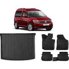 Ko Kaliteoto Volkswagen Caddy 2013 Model 4d Bagaj Havuzu+Paspas Seti Rice Serisi