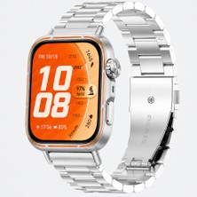 Sneezy Huawei Watch Fit 5 Pro Uyumlu Ayarlanabilir Paslanmaz Çelik Kordon