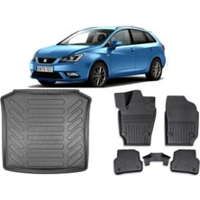 Ko Kaliteoto Seat Ibiza Station Vagon 2011 Model 4d Bagaj Havuzu+Paspas Seti Rice Serisi