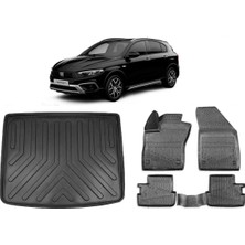 Ko Kaliteoto Fiat Egea Cross 2021 Model 4d Bagaj Havuzu+Paspas Seti Rice Serisi