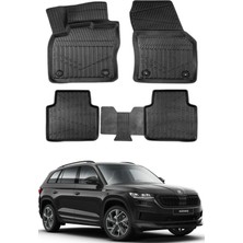 Ko Kaliteoto Skoda Kodiaq 2020 Uyumlu Model Araca Özel Siyah Paspas Takım