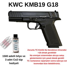Hunters Haven Kwc KMB19 G18 Co2 Havalı 4.5mm Airsoft Tabanca