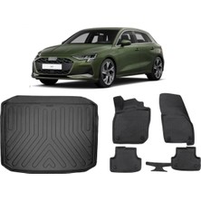 Ko Kaliteoto Audi A3 Hatchback 2023 Model 4d Bagaj Havuzu+Paspas Seti Rice Serisi
