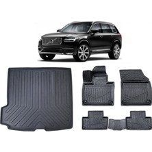 Ko Kaliteoto Volvo XC90 2026 Model 4d Bagaj Havuzu 6-7 Koltuklar Kapalı+Paspas Seti Rice Serisi