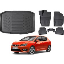 Ko Kaliteoto Seat Ibiza Hatchback 2012 Model 4d Bagaj Havuzu+Paspas Seti Eva Serisi