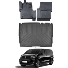 Ko Kaliteoto Citroen Jumpy Spacetourer 8+1 2023 Model Bagaj Havuzu+Paspas Seti