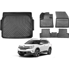 Ko Kaliteoto Citroen C5 Aircross 2021 Model 4d Üst Bagaj Havuzu+Paspas Seti Eva Serisi