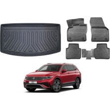 Ko Kaliteoto Tiguan All Space 2020 Model 4d Bagaj Havuzu 6-7 Koltuklar Açık Araca Özel Birebir Uyumlu