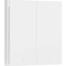 Aqara Akıllı İkili Anahtar H1 WRS-R02 Apple Home Destekli Beyaz Renkli Modern Tasarım