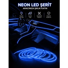 Cabbaroğlu Ticaret Araç Içi Aydınlatma Torpido Ledi Şerit LED Ip LED Neon 2 Metre