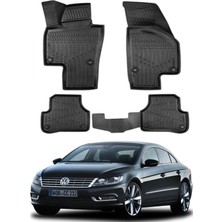 Ko Kaliteoto Volkswagen Passat cc 2014 Uyumlu Model Araca Özel Siyah Paspas Takım
