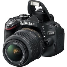 Nikon D5100 16.2MP 18-55 VR Lens ile 3 inç LCD Ekranlı Dijital SLR Fotoğraf Makinesi