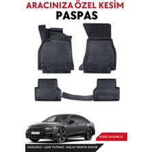 Ko Kaliteoto Audi A7 2024 Model Araca Özel Havuzlu Paspas Takım