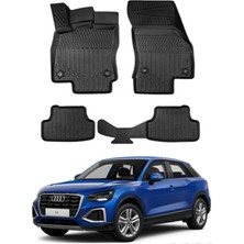 Ko Kaliteoto Audi Q2 2021 Uyumlu Model Araca Özel Siyah Paspas Takım