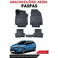 Ko Kaliteoto Renault Clio 4 2013-2014-2015-2016 Model Sporttourer Araca Özel Havuzlu Paspas Takım