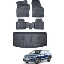 Ko Kaliteoto Tiguan All Space 2020 Model 4d Bagaj Havuzu 6-7 Koltuklar Açık Araca Özel Birebir Uyumlu