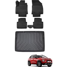 Ko Kaliteoto Citroen C3 Aircross 2023 Model 4d Üst Bagaj Havuzu+Paspas Seti Prox Serisi