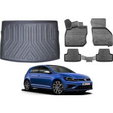 Ko Kaliteoto Volkswagen Golf 7 2018 Model 4d Bagaj Havuzu+Paspas Seti Eva Serisi