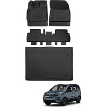 Ko Kaliteoto Opel Combo 2024 Model Koltuk Bagaj Arası Demir Yok 4d Bagaj Havuzu+Paspas Seti Prox Serisi