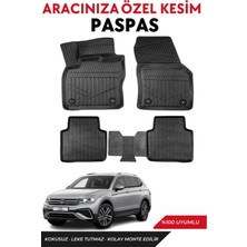 Ko Kaliteoto Volkswagen Tiguan All Space 7 Koltuk 2024 Model Araca Özel Havuzlu Paspas Takım