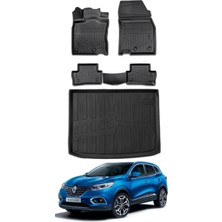 Ko Kaliteoto Renault Kadjar 2023 Model Bagaj Havuzu+Paspas Seti