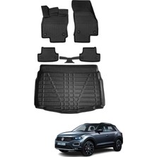 Ko Kaliteoto Volkswagen T-Roc 2025 Model 4d Alt Bagaj Havuzu+Paspas Seti Prox Serisi